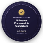Anthropic Zertifikat: AI Fluency Framework & Foundations